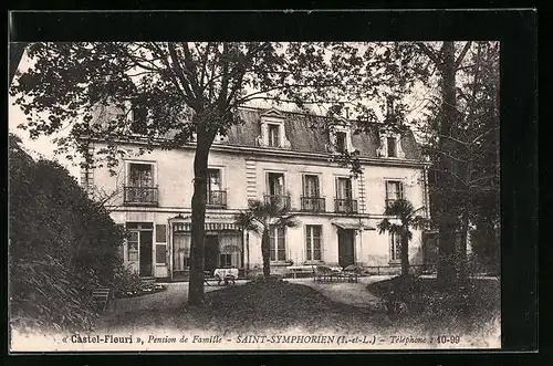 AK Saint-Symphorien, Pension de Famille, Castel-Fleuri