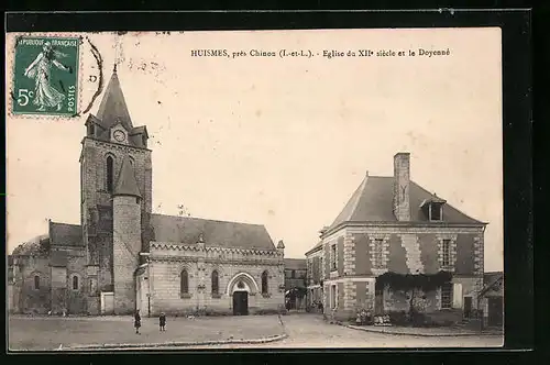 AK Huismes, Eglise du XII. siècle et le Doyenné