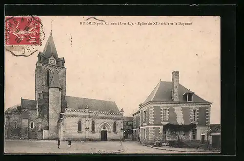 AK Huismes, Eglise du XII. siècle et le Doyenné
