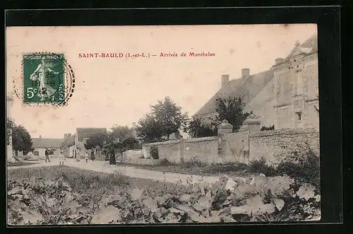 AK Saint-Bauld, Arrivée de Manthelan