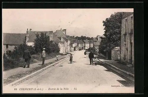 AK Cormery, Entrée de la Ville