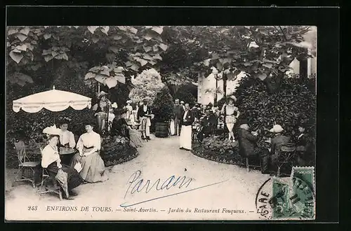 AK Saint-Avertin, Jardin du Restaurant Fouqueux