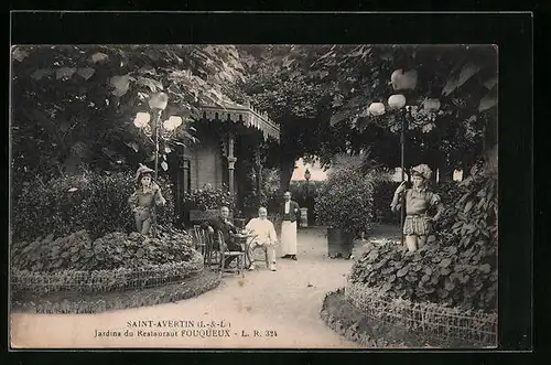 AK Saint-Avertin, Jardins du Restaurant Fouqueux