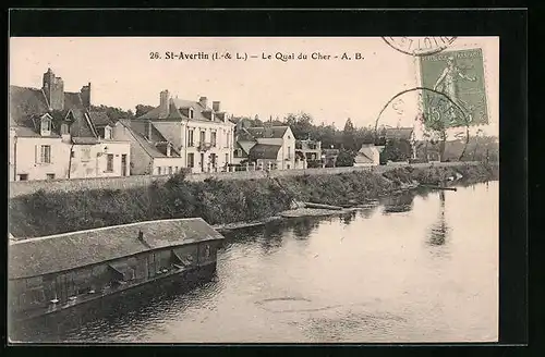 AK Saint-Avertin, Le Quai du Cher
