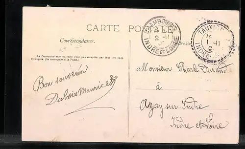 AK Saint-Branchs, L`arrivée