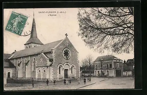 AK Saint-Flovier, L`Eglise