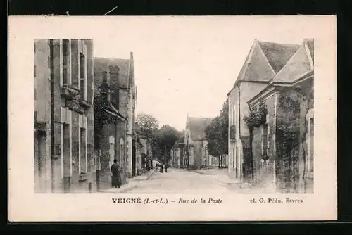 AK Veigné, Rue de la Poste
