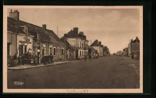 AK Sorigny, Cafe de la Paix, Route Nationale