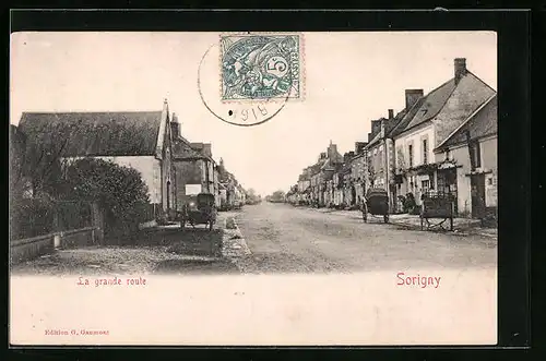 AK Sorigny, La grande route