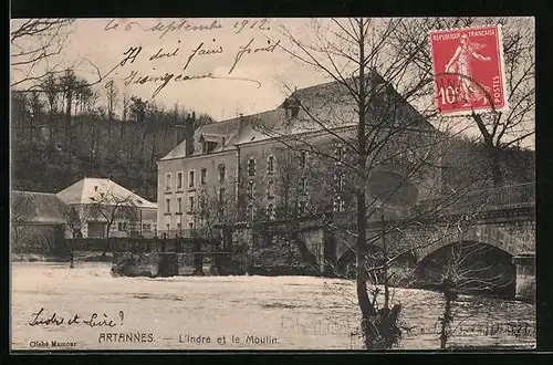 AK Artannes, L`Indre et le Moulin