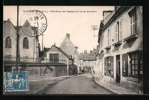 AK St-Avertin, Carrefour de l`Eglise et rue de Cormery