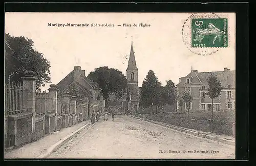AK Marigny-Marmande, Place de l`Eglise