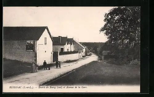 AK Reignac, Entrée du Bourg et Avenue de la Gare