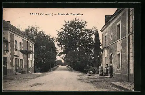 AK Pouzay, Route de Richelieu