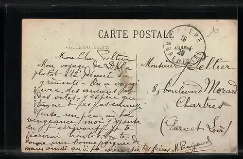 AK Bléré, La Rue Nationale