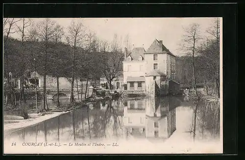 AK Courcay, Le Moulin et l`Indre