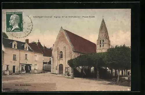 AK Courcay, Eglise XIe et XIIIe siècle