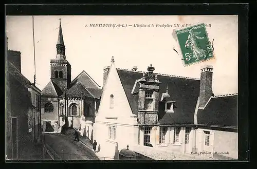 AK Montlouis, L`Eglise et le Presbytère