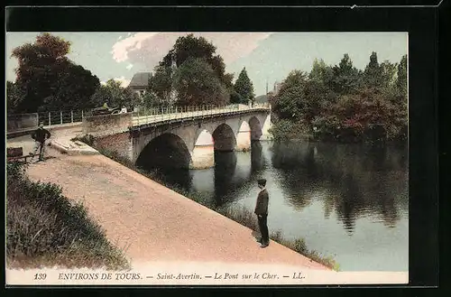 AK Saint-Avertin, Le Pont sur le cher