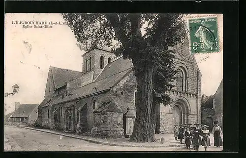 AK L`Ile-Bouchard, Eglise Saint-Gilles