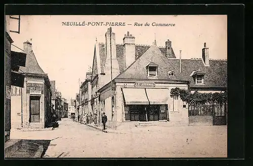 AK Neuillé-Pont-Pierre, Rue du Commerce