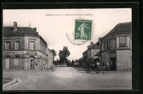 AK Cléré, Route de Château-la-Vallière