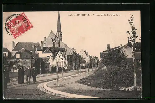 AK Fondettes, Avenue de la Gare