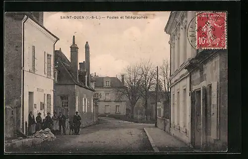 AK Saint-Ouen, Postes et Télégraphes