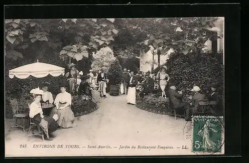 AK Saint-Avertin, Jardin du Restaurant Fouqueux