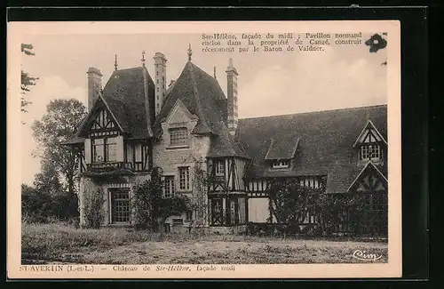 AK St-Avertin, Château de Ste-Hélène, facade midi