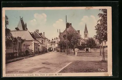 AK Ligeuil, Grande Rue, Nord et partie du Mail