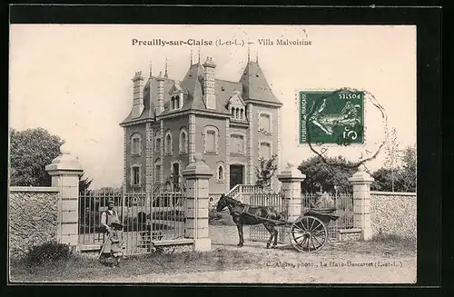AK Preuilly-sur-Claise, Villa Malvoisine