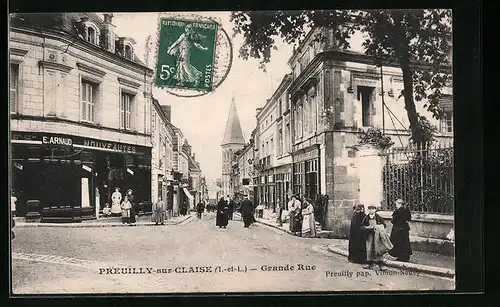 AK Preuilly-sur-Claise, Grande Rue