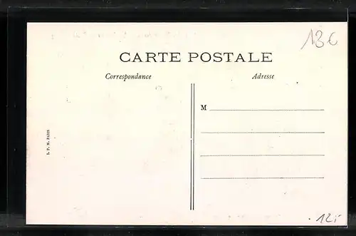 AK Chouzé-sur-Loire, Rue Nationale, Le Bureau de Poste