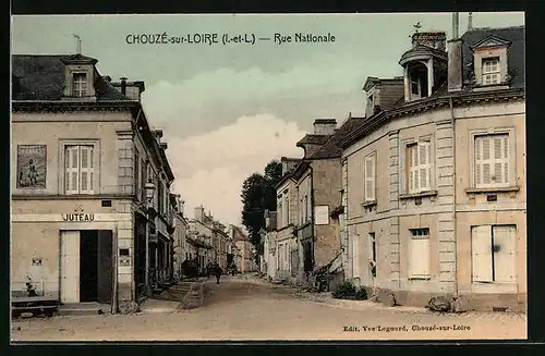 AK Chouzé-sur-Loire, Rue Nationale
