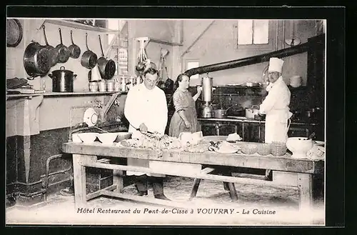 AK Vouvray, Hôtel Restaurant du Pont-de-Cisse, La Cuisine