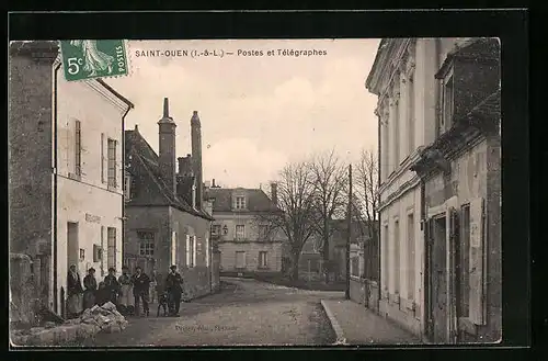 AK Saint-Ouen, Postes et Télégraphes