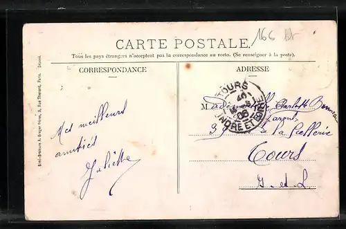 AK Preuilly-sur-Claise, Rue du Marché