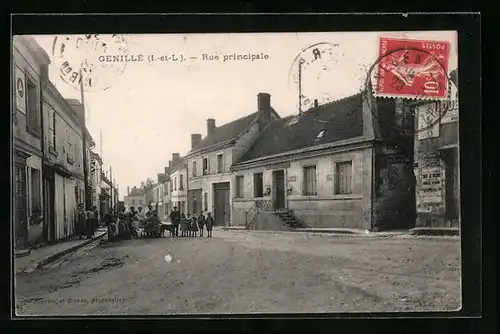 AK Genille, Rue principale
