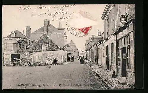 AK Chambray, Place et rue principale