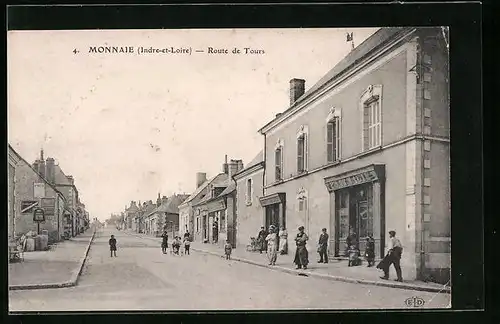 AK Monnaie, Route de Tours