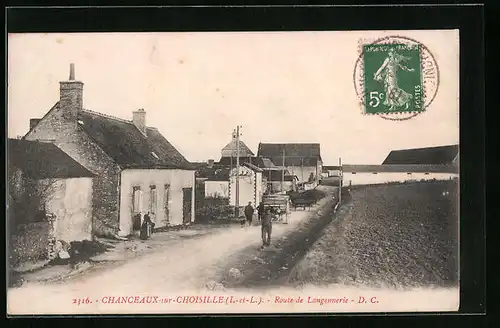 AK Chanceaux-sur-Choisille, Route de Langennerie
