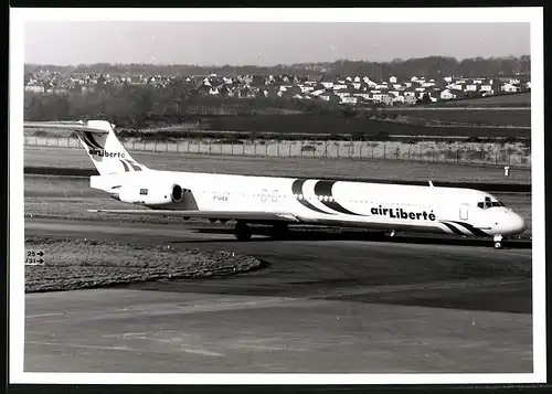 Fotografie Flugzeug - Passagierflugzeug Douglas DC-9 der Air Liberte