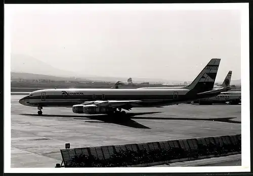 Fotografie Flugzeug - Passagierflugzeug Douglas DC-8 der Aviaco Fluggesellschaft
