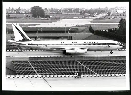 Fotografie Flugzeug - Passagierflugzeug Boeing 707 der Air France, Kennung: F-BHSO