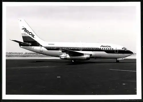 Fotografie Flugzeug - Passagierflugzeug Boeing 737 der Air Cal Fluggesellschaft