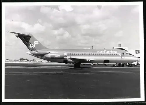 Fotografie Flugzeug - Passagierflugzeug Caravelle der Air Florida