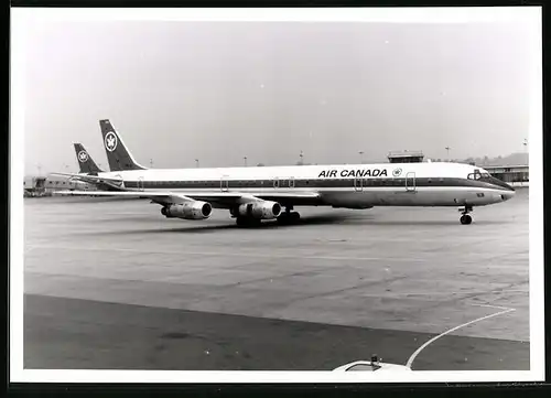 Fotografie Flugzeug - Passagierflugzeug Douglas DC-8 der Air Canada