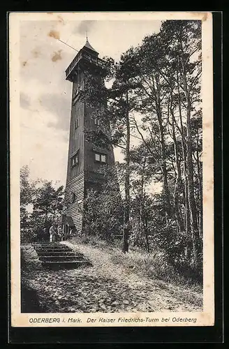 AK Oderberg i. Mark, Kaiser Friedrichs-Turm
