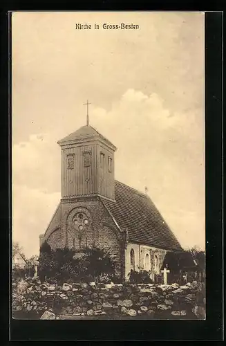 AK Gross-Besten, Kirche und Friedhof